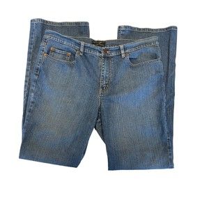 New York & Company Bootcut-Leg Women's Size 16 Blue Cotton Denim Jeans